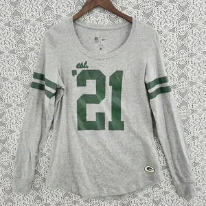 NFL Nike Green bay Packets Scoop neck long sleeve t shirt women's XL